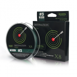 Плетёная леска De-Nova DSTN Х8 150м Dark green 0.29mm 19.5kg Плетёная леска De-Nova DSTN Х8 150м Dark green 0.29mm 19.5kg