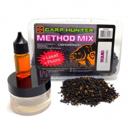 Method mix Pellets + Fluoro + Liquid Squid CARPHUNTER Method mix Pellets + Fluoro + Liquid Squid CARPHUNTER