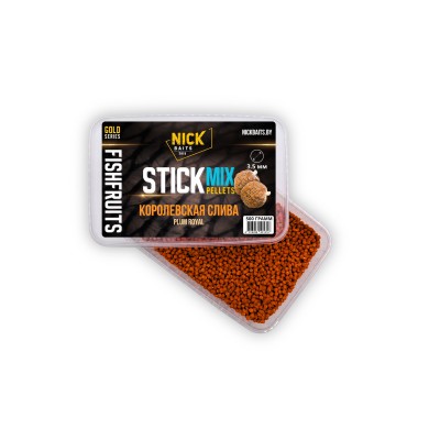 Stick-mix pellets 3,5 мм NICK BAITS GOLD “FF” (Королевская слива)