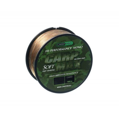 Леска CARP PRO Carp Max Camo 1000M 0,28мм Леска CARP PRO Carp Max Camo 1000M 0,28мм