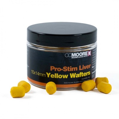 Вафтерсы CC Moore Pro-Stim Yellow dumbell wafters 10x14mm