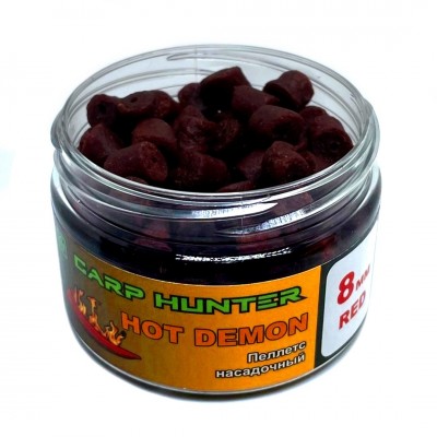 Пеллетс насадочный 8мм Red Halibut Hot Demon (Острые специи) CarpHunter 100мл Пеллетс насадочный 8мм Red Halibut Hot Demon (Острые специи) CarpHunter 100мл