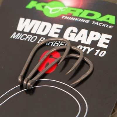Карповые крючки Korda  - Wide Gape, Размер 4, 10 шт