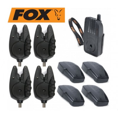 Набор сигнализаторов поклевки 4+1 Fox RX+® 4-Rod Presentation Set