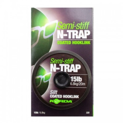 Поводковый материал  Korda  - N Trap Semi-Stiff Silt 20 lb, 20 м