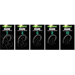 Крючки карповые Korda  - Krank Х, Размер 6, 10 шт Крючки карповые Korda  - Krank Х, Размер 6, 10 шт