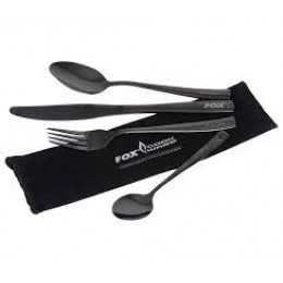 Набор столовых приборов Fox - Cookware Black Stainless Cutlery Set, 4 шт Набор столовых приборов Fox - Cookware Black Stainless Cutlery Set, 4 шт