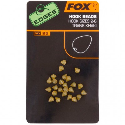 Стопор на крючок Fox (Фокс) - EDGES Hook Bead Khaki, Размер крючка 2-6, 25 шт Стопор на крючок Fox (Фокс) - EDGES Hook Bead Khaki, Размер крючка 2-6, 25 шт