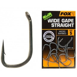 Крючки карповые  Fox  - EDGES Wide Gape Straight, Размер 6