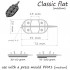 Кормушка ORANGE Classic Flat Method, 90 гр