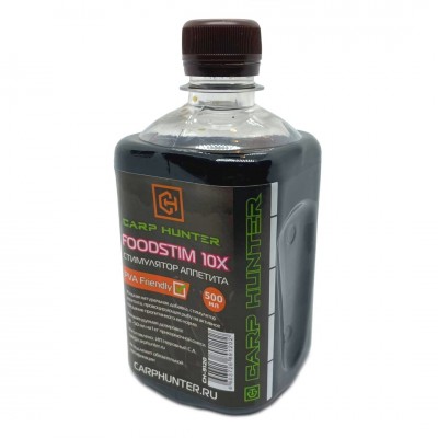 Стимулятор аппетита FOODSTIM 10X CarpHunter 0,5л Стимулятор аппетита FOODSTIM 10X CarpHunter 0,5л