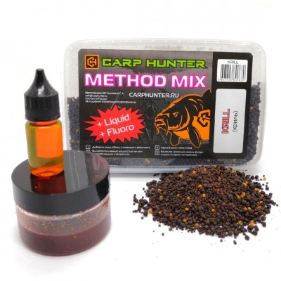 Method mix Pellets + Fluoro + Liquid Krill (криль) CARPHUNTER