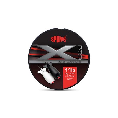Spomb красная монофильная леска X Pro 11lb 0.26мм 300м