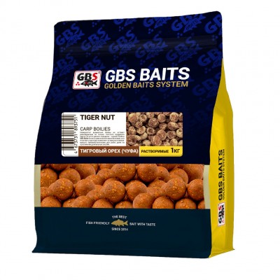 Бойлы GBS пылящие Tiger Nut Тигровый Орех 24мм 1кг 