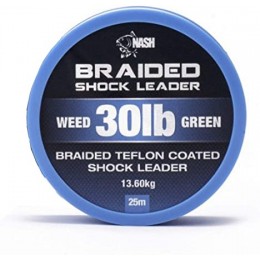 Шок лидер Nash Braided Shock Leader 25m 30lb 13,6kg Шок лидер Nash Braided Shock Leader 25m 30lb 13,6kg