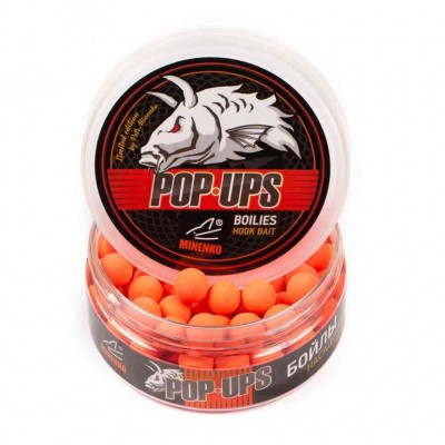 Бойлы плавающие MINENKO STRAWBERRY (Fluo) Pop-Up 12мм Бойлы плавающие MINENKO STRAWBERRY (Fluo) Pop-Up 12мм