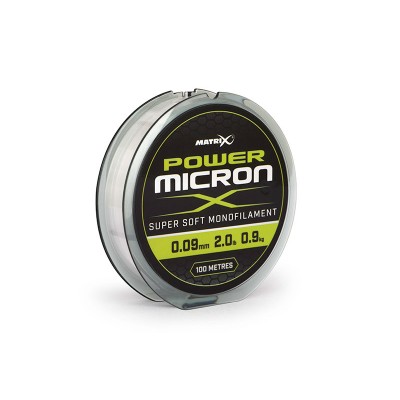 Леска монофильная Matrix Power Micron Line 0.09мм  2.0lb  0.9кг