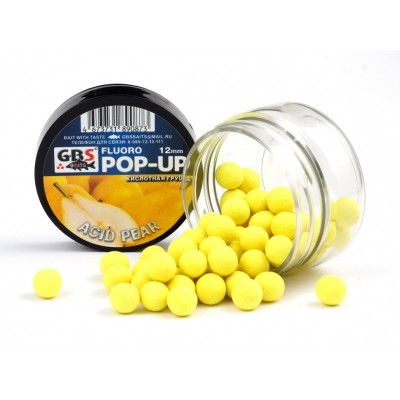 Бойлы POP-UP GBS Acid Pear Кислая груша 12 мм