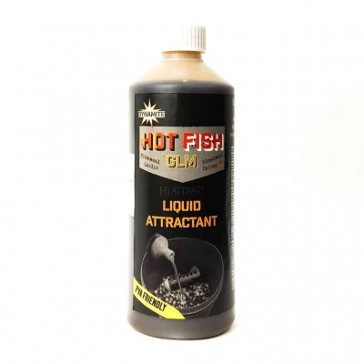 Аттрактант DYNAMITE BAITS Liquid Attractant Hot Fish & GLM 500мл
