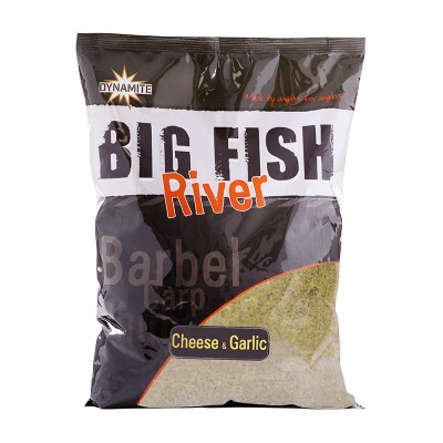 Прикормка DYNAMITE BAITS Big Fish River Cheese & Garlic 1.8 кг