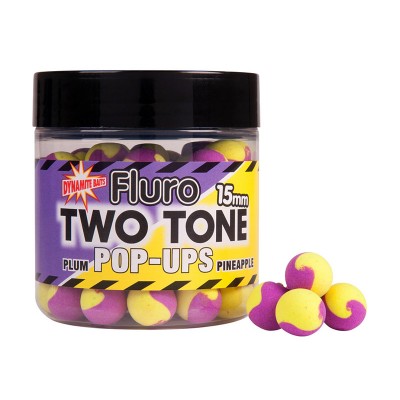 Бойлы плавающие DYNAMITE BAITS Two Tone Plum & Pineapple 15 мм Бойлы плавающие DYNAMITE BAITS Two Tone Plum & Pineapple 15 мм