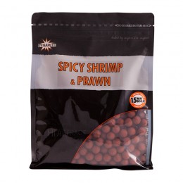 Бойлы тонущие DYNAMITE BAITS Spicy Shrimp & Prawn 15 мм. 1 кг