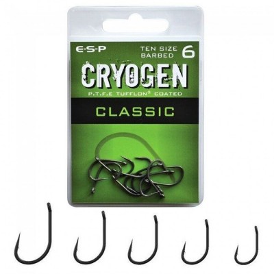 Карповые крючки ESP  - Cryogen Classic, Размер 6 Карповые крючки ESP  - Cryogen Classic, Размер 6