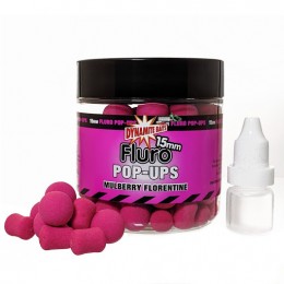 Бойлы плавающие DYNAMITE BAITS Fluro Mulberry Florentine 15 мм