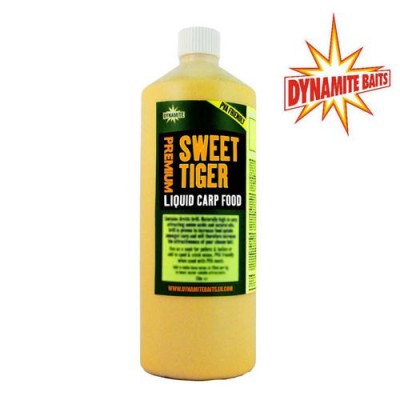 Жидкость DYNAMITE BAITS Carp Food Sweet Tiger 1Л Жидкость DYNAMITE BAITS Carp Food Sweet Tiger 1Л