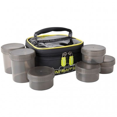 Емкость с банками для насадки Matrix MINI BAIT BAG 170x170x90 Емкость с банками для насадки Matrix MINI BAIT BAG 170x170x90