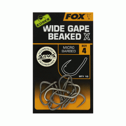 Крючки карповые Fox - EDGES Wide Gape Beaked X, Размер 4 Крючки карповые Fox - EDGES Wide Gape Beaked X, Размер 4