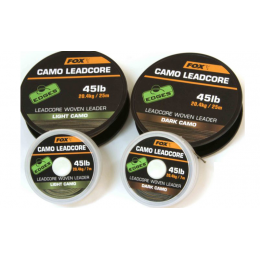 Лидкор FOX Dark Camo Leadcore 50lb 25m Лидкор FOX Dark Camo Leadcore 50lb 25m