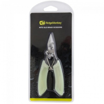 Ножницы-кусачки универсальные Ridge Monkey Nite-Glo Braid Scissors Ножницы-кусачки универсальные Ridge Monkey Nite-Glo Braid Scissors