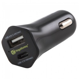 Адаптер от прикуривателя автомобиля RidgeMonkey Vault 15W USB-C Car Charger Adaptor