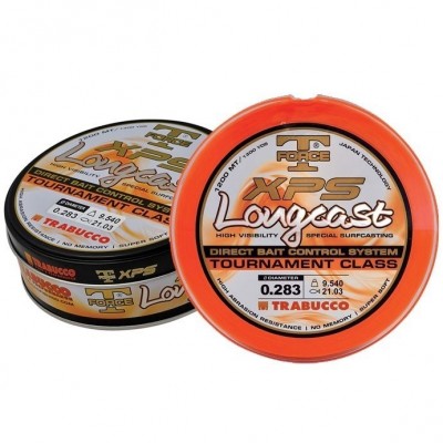 Леска Trabucco T-Force XPS Long Cast Fluo 1200м 0,18мм 4,57кг Леска Trabucco T-Force XPS Long Cast Fluo 1200м 0,18мм 4,57кг