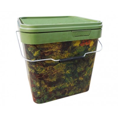 Ведро для прикормки Квадратное с крышкой 10 литров Gardner - Square Camo Buckets Large Ведро для прикормки Квадратное с крышкой 10 литров Gardner - Square Camo Buckets Large