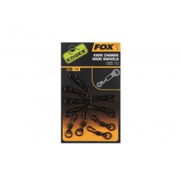 Быстросъёмы для крючков Fox Edges Kwik Change Hook Swivels