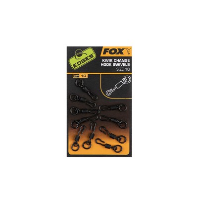 Быстросъёмы для крючков Fox Edges Kwik Change Hook Swivels