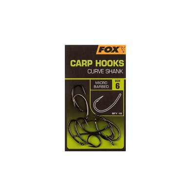 Карповый крючок Fox Carp Hooks Curve Shank номер 6