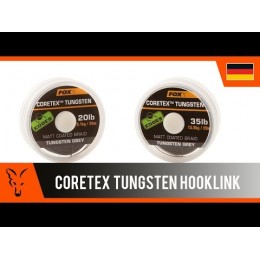 Поводковый материал в вольфрамовой оплетке Серый 9.1 кг Fox - EDGES Tungsten Coretex Grey 20lb, 20 м Поводковый материал в вольфрамовой оплетке Серый 9.1 кг Fox - EDGES Tungsten Coretex Grey 20lb, 20 м