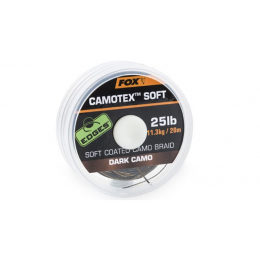 Поводковый материал FOX Camotex Dark Soft 25lb 20m Поводковый материал FOX Camotex Dark Soft 25lb 20m