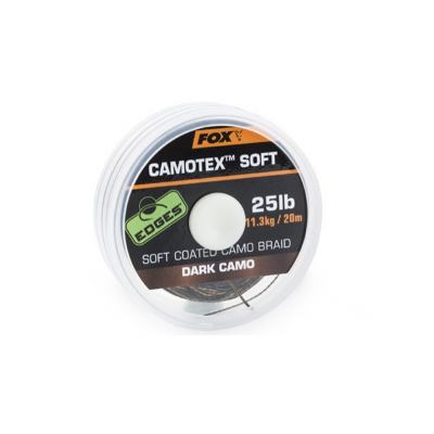 Поводковый материал FOX Camotex Dark Soft 25lb 20m Поводковый материал FOX Camotex Dark Soft 25lb 20m