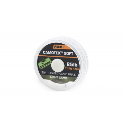 Поводковый материал FOX Camotex Light Soft 25lb 20m Поводковый материал FOX Camotex Light Soft 25lb 20m