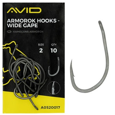 Крючки Avid Carp Armorok Wide Gape номер 6  Крючки Avid Carp Armorok Wide Gape номер 6