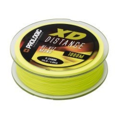 Леска Prologic XD Distance Mono 1000m 0.25mm 4.80kg 14Lb Hi-Viz Yellow