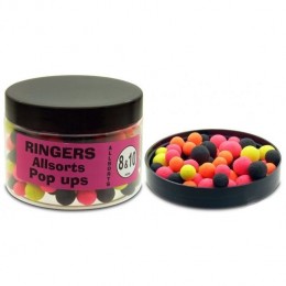 Бойлы плавающие Ringers Banded Allsorts pop-ups 8/10 mm