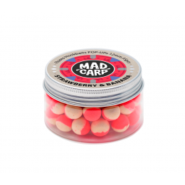 Бойлы плавающие Mad Carp Baits STRAWBERRY & BANANA Pop-Ups (Клубника и Банан) Бойлы плавающие Mad Carp Baits STRAWBERRY & BANANA Pop-Ups (Клубника и Банан)