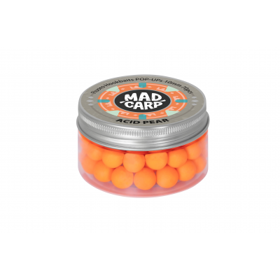 Бойлы плавающие Mad Carp Baits ACID PEAR Pop-Ups (Кислая Груша)
