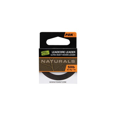 Ледкор Fox - Naturals Leadcore 7m 50lb /22.7kg Ледкор Fox - Naturals Leadcore 7m 50lb /22.7kg