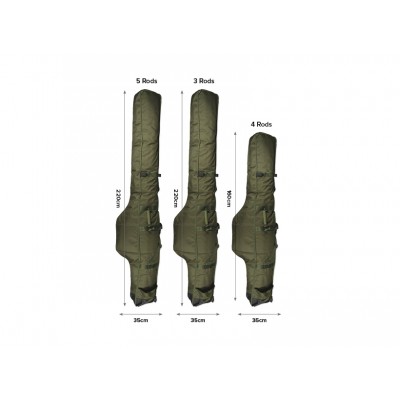 Чехол для 5 карповых удилищ с катушками CARP SPIRIT MAGNUM MULTI SLEEVE 13 FT 5 ROD Чехол для 5 карповых удилищ с катушками CARP SPIRIT MAGNUM MULTI SLEEVE 13 FT 5 ROD